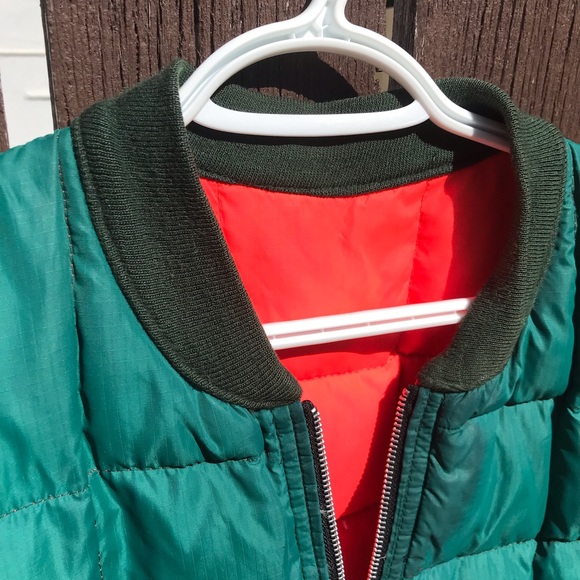 Vintage 80s quilted goose down filled hunting vest Thermo-King mens xl - Picture 6 of 7